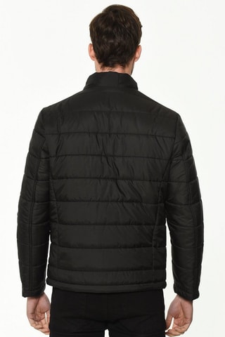 Gewatteerde Jas - Zwart