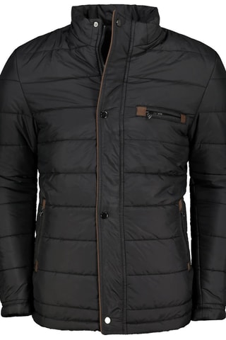 Gewatteerde Jas - Zwart