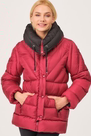 Gewatteerde Jas - Rood