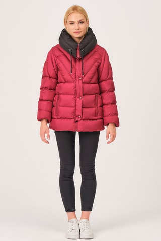 Gewatteerde Jas - Rood