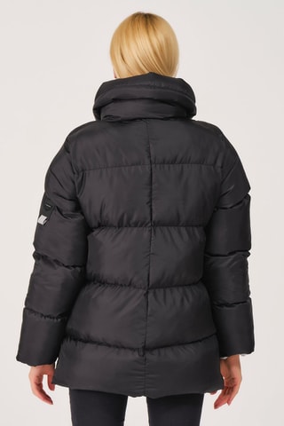 Gewatteerde Jas - Zwart