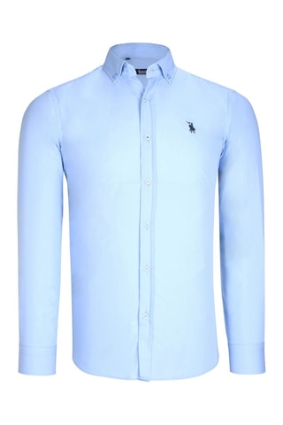 3 Overhemden - Wit, zwart en blauw