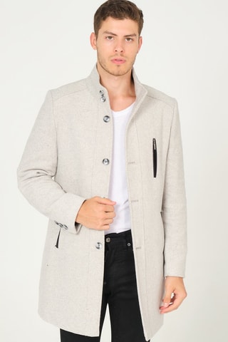 Manteau en laine - Gris