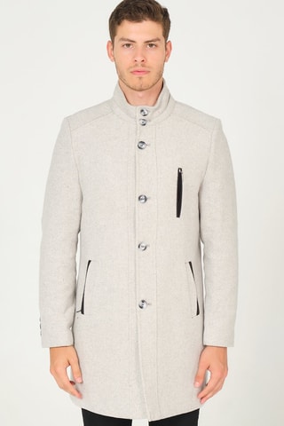Manteau en laine - Gris