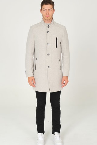 Manteau en laine - Gris
