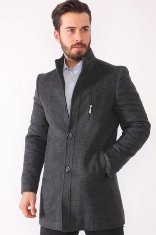 Manteau en laine - Gris