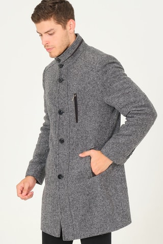 Manteau en laine - Gris