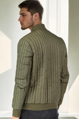 Gewatteerde Jas - Groen