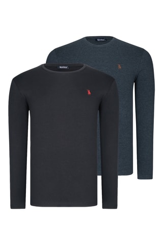 2 Sweaters - Zwart en grijs