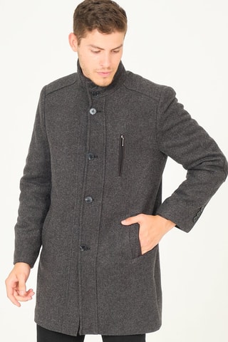 Manteau en laine - Gris