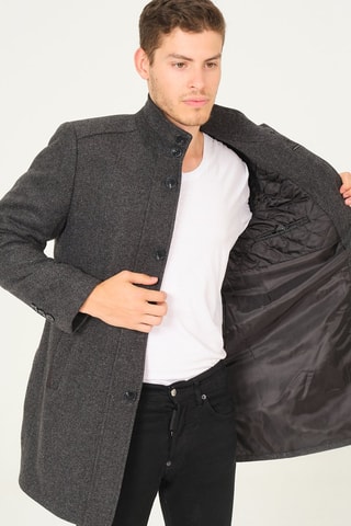 Manteau en laine - Gris