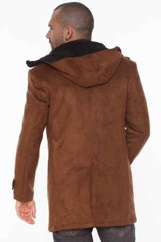 Manteau à capuche - Marron