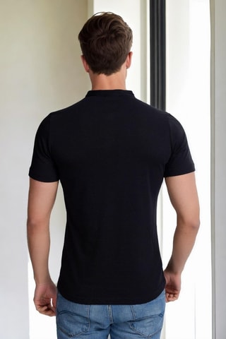 T-shirt - Zwart en beige