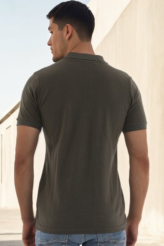 Polo - Beige en groen