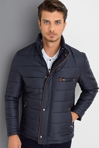 Gewatteerde Jas - Blauw