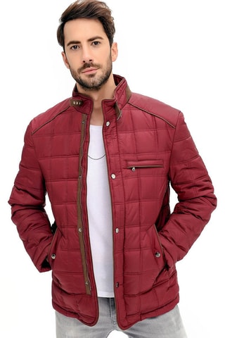 Gewatteerde Jas - Rood