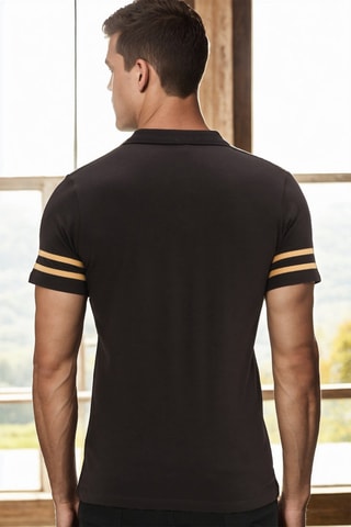 Polo - Zwart en bruin