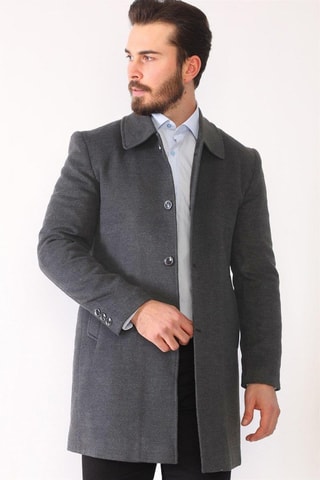 Manteau en laine - Gris