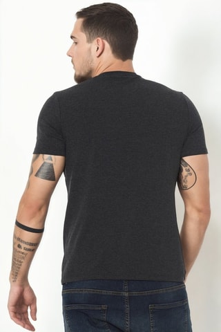 T-shirt - Bruin en grijs