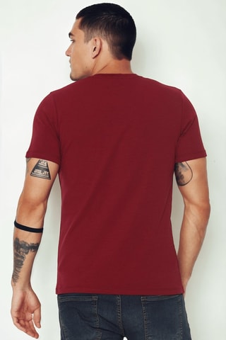 T-shirt - Zwart en rood