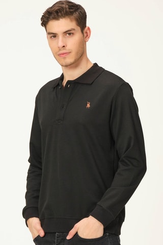 Sweater - Zwart en oranje