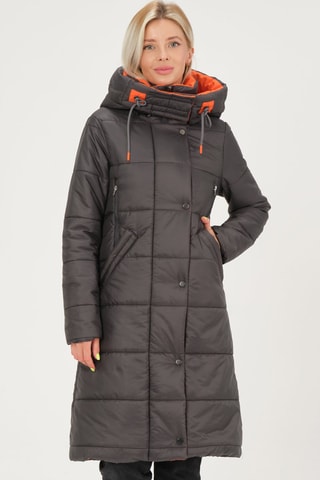 Gewatteerde Jas met Capuchon - Zwart