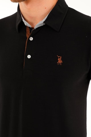 Polo - Zwart en bruin