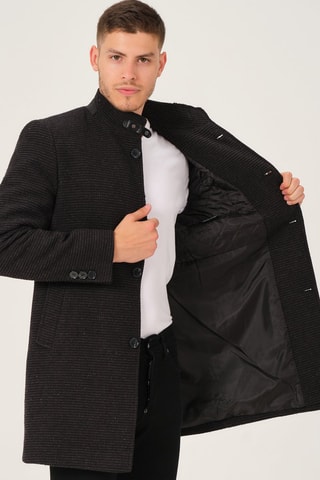 Manteau en laine - Gris