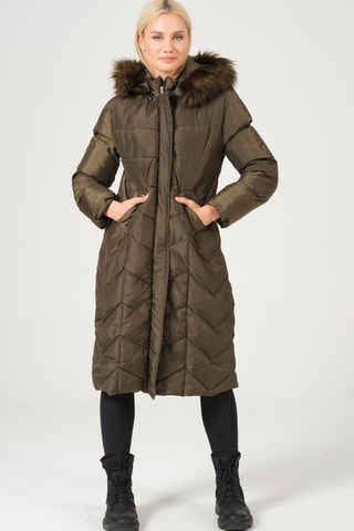 Gewatteerde Jas - Groen