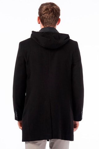Manteau en laine - Noir