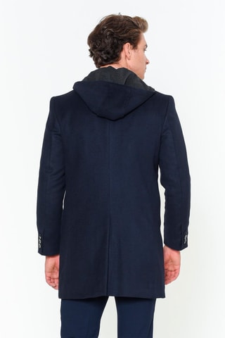 Manteau en laine - Bleu