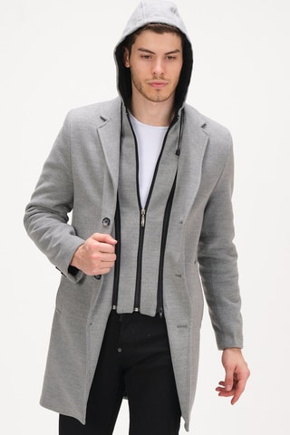 Manteau en laine - Gris
