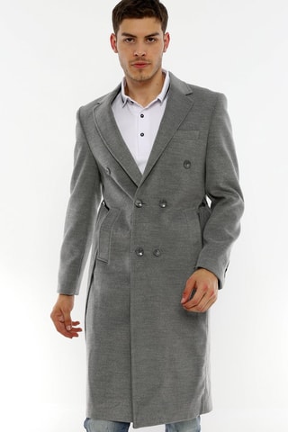 Manteau en laine - Gris