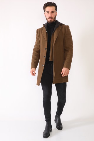 Manteau en laine - Marron