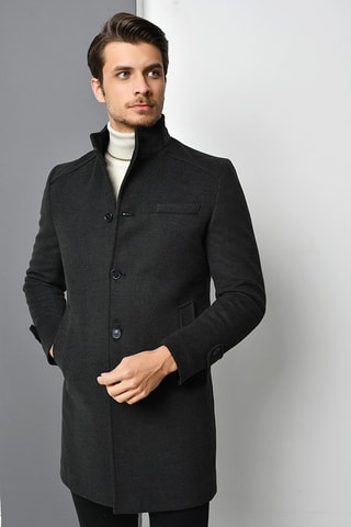 Manteau en laine - Gris