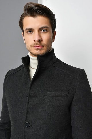 Manteau en laine - Gris