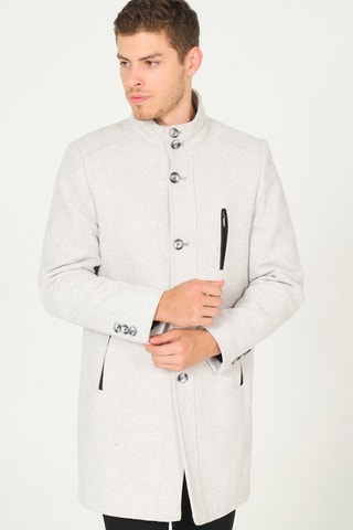 Manteau en laine - Gris