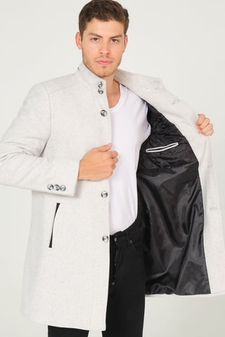 Manteau en laine - Gris