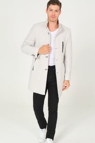 Manteau en laine - Gris