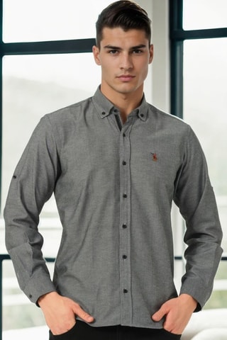 Overhemd - Grijs