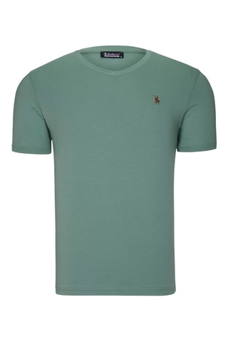 T-shirt - Groen en bruin