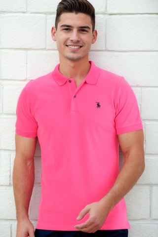 Polo - Zwart en roze