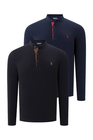 2 Sweaters - Zwart en blauw