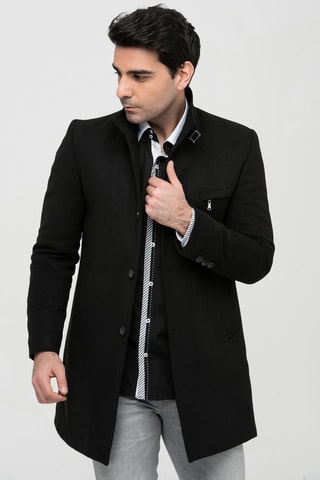 Manteau en laine - Noir