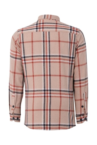 Overhemd - Zwart, beige en bruin