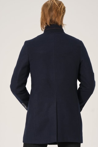 Manteau en laine - Bleu