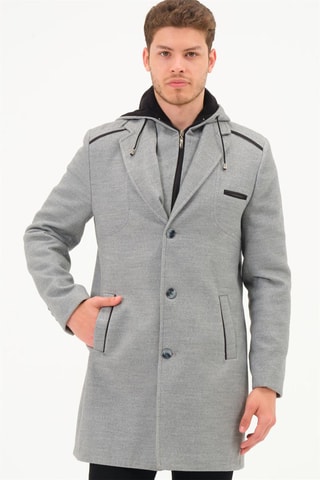 Manteau en laine - Gris