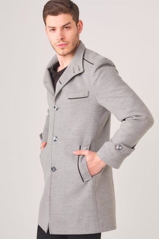 Manteau en laine - Gris