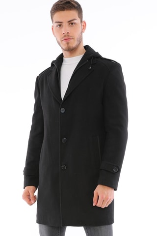 Manteau en laine - Noir