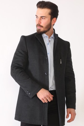 Manteau en laine - Gris